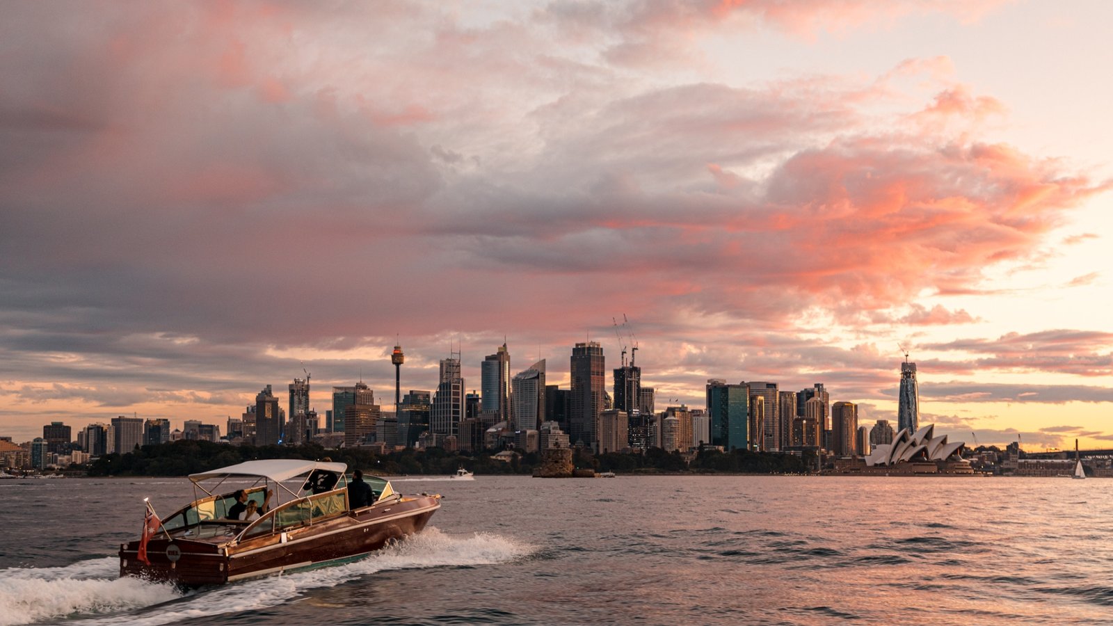 MV Bel Cruising in Sunset