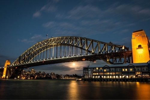 Hero image for the experience offer called: 1 Hr Sydney By Night Cruise on the MV Bel