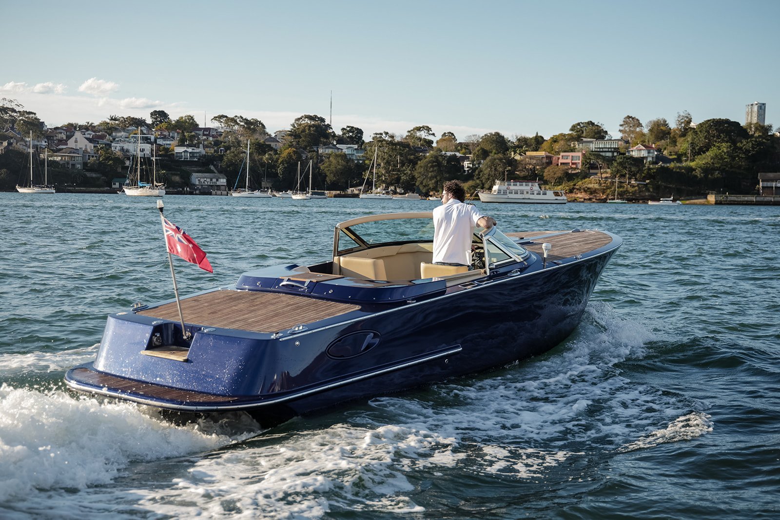 Aquamajestic exudes classic luxury with sleek lines on Sydney Harbour.